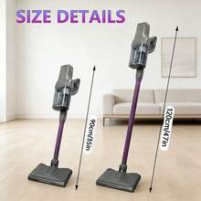 Cordless Vacuum Cleaner, Lightweight Handheld Design, Single-Handed Operation, Powerful Suction, Suitable For Home, Carpet, Hard Floor, Pet Hair And Dirt. 3600mAh, 11.1V - Purple - View 4