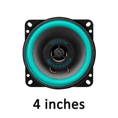 Altavoces universales para coche, Subwoofer Coaxial HiFi de 4/5/6 pulgadas, 100W/160Wáx., Audio estéreo deúsica, frecuencia de rango completo
