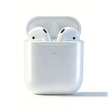 Newmine Auriculares Bluetooth T2S, Súper larga duración de la batería, Efecto de sonido de baja latencia, Bluetooth 5.3, Control táctil sin costuras, Diafragma dinámico de titanio compuesto, Compatible con iOS/Android, Interfaz Lightning, Auriculares deportivos para juegos y música, Blanco - Blanco - Ver 9