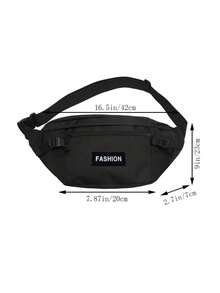 【热门穿搭】2026春夏新款男士大容量帆布胸包，流行斜挎包，嘻哈时尚，日系穿搭，腰包，学生单肩包，骑行包，滑板包，包包 - A - 查看 7