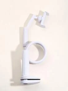 手机平板懒人支架 360°可调节柔性鹅颈手机支架 黑色通用夹式支架 适用于床头阅读和观看视频 - 黑與白 - 查看 7