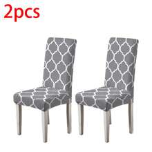 1/2/4/6pcs Waterproof Printed Chair Covers, Suitable For Home Or Party, All Season - Multicolor - View 20