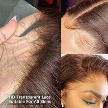 bling hair Perruque Cheveux Humains Body Wave Brun Chocolat 13x4 Lace Frontal 13x6 Lace Front Wig #4 Couleur Soyeux Ondulés Transparent Lace Pre-Plucked Natural Hairline Brazilian Virgin Hair Real Human Hair Wigs 180% Density Glueless Ready To Wear Breathable Cap Long Wavy Hair 18-30 Inch No Shedding Smooth Surface Hair Extension Perruque Femme Naturelle Invisible Lace Frontal Wigs Chocolate Brown Wavy Hair Wig 180% Density Thick Hair Ends Smooth Texture Easy To Install Deep Parting Space Remy Hair Collection Brown Wavy Wig Durable Silk Texture Full Volume Soft Touch Professional Hair Design Wavy Pattern Breathable Elastic Mesh High Quality Swiss Lace Frontal Brun Chocolat Wavy Style - S4 - 查看 11