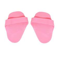 1Pair Silicone Weight Lifting Grip Pads Gloves Non-Slip Palm Protection Hand Grips For Unisex Dumbbell Pull-Up Strength Training - A - View 10