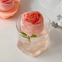 Aimall Rose Silicone Ice Ball Mould Box Ice Compartment Tray For Home Bar Drink Making - 查看 4