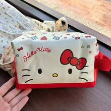 SANRIO Túi đựng mỹ phẩm , túi đựng đồ dùng vệ sinh cá nhân du lịch dung tích lớn, túi trang điểm chống thấm nước, vật dụng cần thiết khi đi du lịch, túi đựng đồ trang điểm, cũng có thể dùng làm hộp đựng bút chì cho học sinh, quà tặng tựu trường (có thể lau sạch nếu hơi bẩn) - Nhiều màu - Xem 9