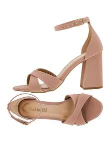 Shekinah Women Heeled Sandals - 杏色 - 查看 5