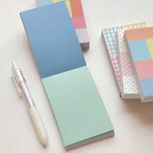 50张粉彩波点拼布便签本套装，厚实美观的文具，适用于日记、剪贴簿和笔记。 - 均碼 - 查看 10