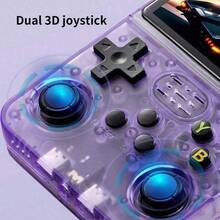 Easypie Selection Ugonetend R36S 64GB Retro Game Console, Built-In 20,000+ Games, 3.5" Screen, Supports 13+ Emulators - Portable Handheld Classic Game Player (Purple) - Xem 3