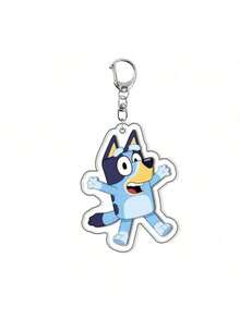 1套/5个装 Bluey 家族亚克力钥匙扣挂件包包挂件 Bingo Friends 娃娃挂件，非常适合节日、粉丝和送礼，完美的派对和节日礼物，嘉年华玩具（款式随机） - 彩色 - 查看 9