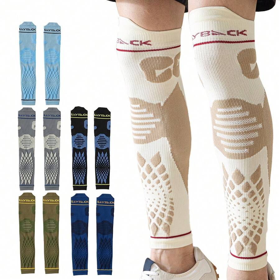 1Pair Calf Compression Sleeves For Men & Women - Multicolor - View 1