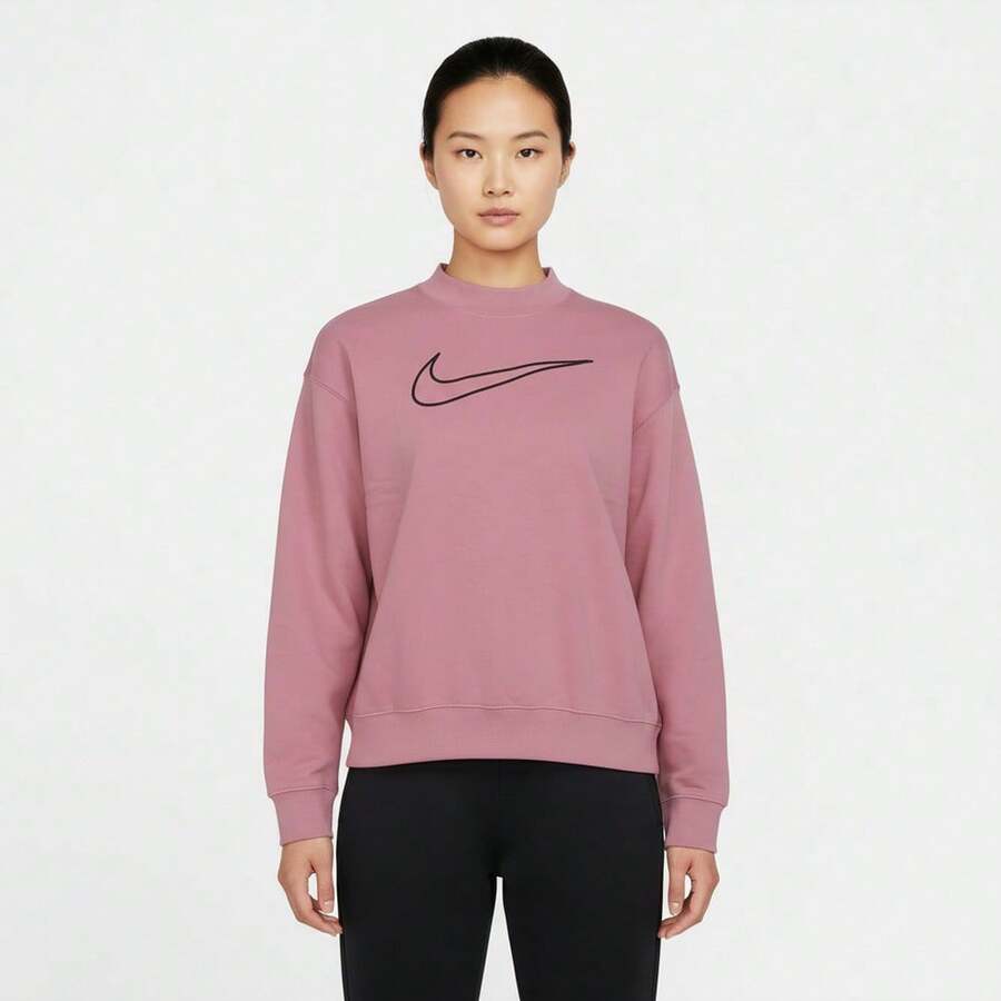 Nike Women's AS W NK DF GT FT GX CREW ESSTL Knit Sweatshirt DQ5543-699 - Pink - View 1