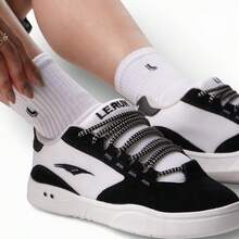 Tênis Street Unissex Preto e Branco Casual Estilo Urbano 2026 - REF035 Preto e Branco - Visão 9