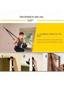 P3 Suspension Training Strap Home Fitness Resistance Band Training Set - Yellow - View 2