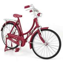 Modelo de Bicicleta de Aleación Roja a Escala 1:10, Patineta de Dedo y Bicicleta, Serie de Simulación Humana, Juguete de Regalo 0TY8 - Re 1 pieza - Ver 9