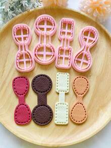 Simple Keychain Shape Polymer Clay Cutter Mold With High Precision Diy Handcrafted Earring Jewelry Soft Clay Mold Tools, Precision Knife Molds - Craft Supplies - For Jewelry Makers & Crafters - Perfect Gift For Diy Enthusiasts - TH117 - View 1