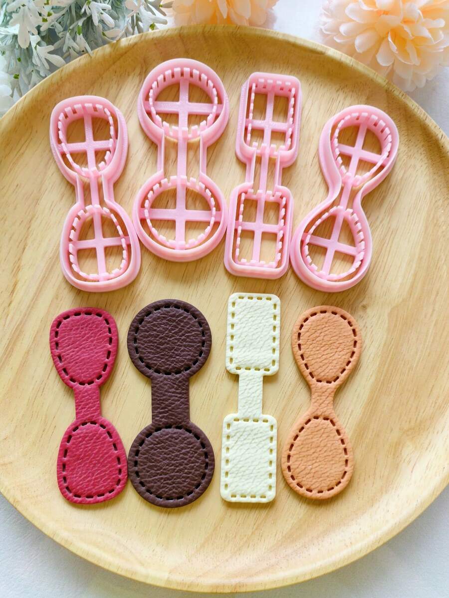 Simple Keychain Shape Polymer Clay Cutter Mold With High Precision Diy Handcrafted Earring Jewelry Soft Clay Mold Tools, Precision Knife Molds - Craft Supplies - For Jewelry Makers & Crafters - Perfect Gift For Diy Enthusiasts - TH117 - View 1