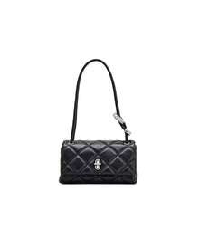 MARC JACOBS - Women The Mini Quilted Leather Dual Shoulder Bag For Mother's Day & Everyday Versatile Use 2S5HSH023H02 - Black - View 3