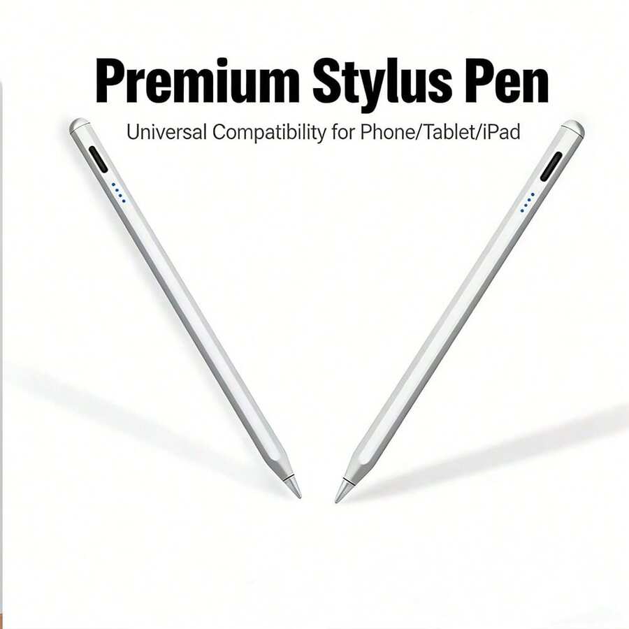 1pc Universal Capacitive Touch Screen Stylus Pen, Magnetic Anti-Mistouching, Drawing & Editing, Compatible With IPhone 17/16/15/14/13/12/11/XS/XR, S25/S24/S23/S22/S21/S20, Windows, With USB-C Charging Cable - Multicolor - View 1