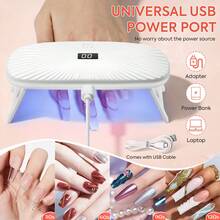 Mini UV LED Nail Lamp Professional LED Gel Nail Dryer With 4Timers Setting Nails For Fast Gel Nail Polish Salon Used - Multicolor - View 8
