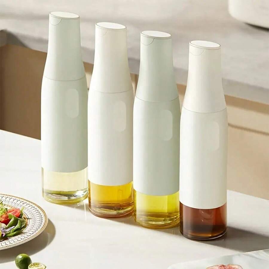 1 chai đựng dầu ăn dày dặn, tự động đóng mở, chống rò rỉ bằng thủy tinh, chai đựng gia vị nhà bếp, chai đựng dầu giấm có chức năng kiểm soát lượng dầu. - Xem 1