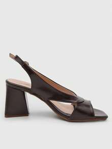 Women's Sandal Atalia Shoes Madrid Slingback Open Elegant - Dark Grey - View 7