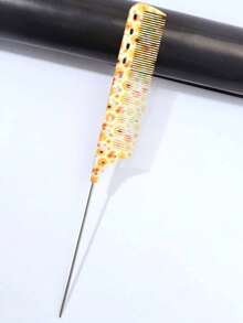 Peine de acero con púas, resistente al calor y antiestático para peluquería - Multicolor - Ver 7