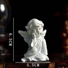 1pc Resin Roman Column Decor, Minimalist Vintage White Resin Carved Crafts, Living Room TV Cabinet/Entryway Table Decoration, Creative Candle Holder Base, Home Photo Backdrop, 3 Sizes Available - White - View 12
