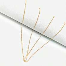 1pc Women's Fashionable Multi-Layer Waist Chain, Suitable For Summer Beach Parties And Holiday Gifts - Yellow Gold - View 3