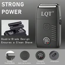 LQT Men's Grooming Kit (4pcs/3pcs/1pc) - Rechargeable Hair Clipper, Beard Trimmer, Nose Hair Trimmer And Electric Shaver, Wireless Multifunctional Grooming Set, USB Charging, With Guide Comb, Ideal For Home Haircut, Beard Styling And Personal Care, Perfect Gift - Black - View 6