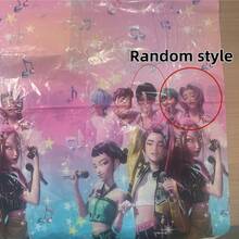 1pc/2pcs/3pcs K-Pop Witch Girl Group Theme Party Tablecloth, Disposable PE Table Cover, Random Style - Multicolor - View 7