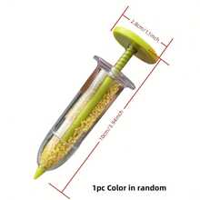 1 cái dụng cụ gieo hạt cầm tay (màu ngẫu nhiên), dụng cụ gieo hạt mini thủ công, vật dụng làm vườn thiết yếu để trồng hoa, chậu và luống hoa. - A - Xem 7