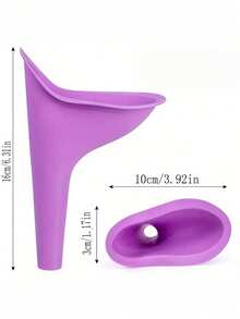 5/10pcs Reusable Portable Female Urinal For Privacy Protection - Mauve Purple - View 5