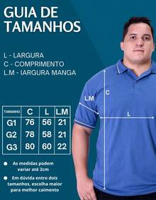 Men's Polo Shirt Embroidered Cotton Casual Shirts Various Colors Polo Collar T-Shirt Plus Size Work - 牛仔布 - 查看 3