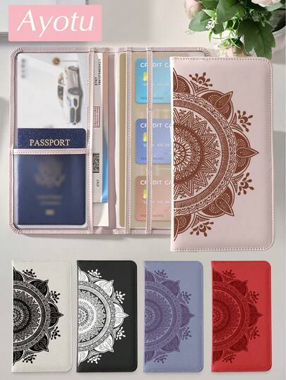 Ayotu Middle Eastern Style Totem Vehicle Registration And Insurance Card Storage Box - Car Glove Box Organizer, Automotive And Truck Accessory Box, Suitable For Storing Important Documents, Driver's License, Passport, Cards, Car Parts And Other Accessories. This Neutral Storage Box Is An Ideal Gift For Car, Truck, Motorcycle And Trailer Owners, As Well As A Great Gift For Christmas, Birthdays Or New Year.