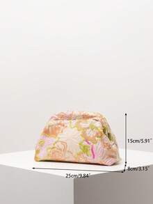 Túi xách cầm tay nữ đính sequin hoa, thích hợp dự tiệc tối, dạ hội, đám cưới. - Nhiều màu - Xem 7