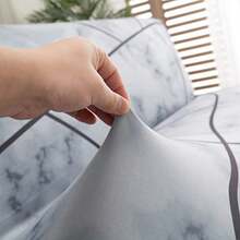 sofás y sofásFunda de futón Estampada elástica para sofá Cama Funda de sofá Cama sin Brazos Protector de Muebles sin Brazos con Parte Inferior elástica para Muebles de Sala de Estar y Dormitorio - 01 - Ver 6