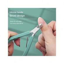 Professional Nail Scissors Plier Stainless Steel Cuticle Nipper Dead Skin Remover Toenail Clipper Manicure Tools - White - View 8