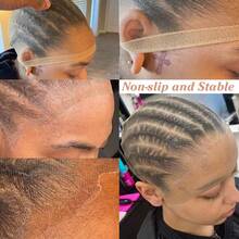 10-100个批发高清假发帽，仿真皮肤高清假发帽，超薄隐形棕色透明帽，适用于蕾丝前假发，弹力袜套假发帽批发 - 查看 6