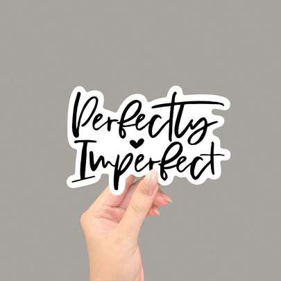 ملصقات مقاومة للخدش بتصاميم شخصيات كرتونية، مناسبة للأجهزة المحمولة والدراجات النارية وصناديق الأدوات والجيتارات وقطع السيارات وملصقات الدراجات النارية، ملصقات فينيل عالية الجودة مقاومة للماء بتصميم مطفي أنيق بخط كتابي مزخرف بقلوب، ملصقات متعددة الأسطح للأجهزة المحمولة والسيارات والهواتف والجدران والخزائن، لوازم الألبوم والقرطاسية ملصقات مضحكة مقاومة للماء