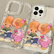 New Model Debut, 1pc Phone Case: Cartoon Precious Moments Phone Case, Suitable For IPhone 17 16e 16 15 14 13 12 11 Pro Max Mini Air XR XS X 7 8 Plus, Soft TPU Back Cover - Màu hỗn hợp 1 - Xem 3