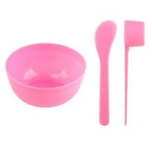 MyAoKuE-Up 3Pcs Facial Mask Bowl Set, Including A Facial Mask Bowl, A Measuring Spoon With Markings, And A Facial Mask Brush. DIY Facial Mask Tool Set. - Multicolor - View 12