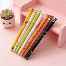 Set de 12 bolígrafos de gel borrables con forma de animales, tintas de varios colores, aptos para escribir, dibujar, hacer tareas, garabatear, se pueden usar como recompensas para estudiantes, regalos de vuelta a clases - Conjuntos - Ver 6