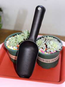 1件园艺铲，花卉蔬菜土壤耕耘铲，塑料多肉植物土壤铲，带刻度的手持式土壤铲，塑料盆栽植物土壤铲，园艺挖掘工具，园艺用品 - 彩色 - 查看 10