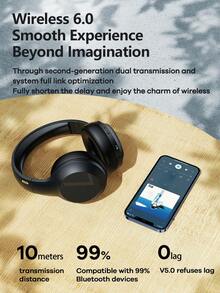 Remax 蓝牙耳机，12 小时播放时间，300 小时待机时间，支持通话接听（黑色），精美礼品，经典畅销款 - 黑色 - 查看 6