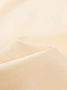 Men's Plain Slim Fit Short Sleeve Shirt, Simple Fit, No Pockets, Wrinkle-Free - Màu vàng - Xem 4