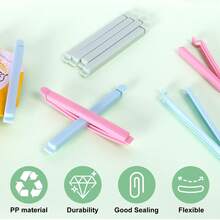 Sealing Clips, Food Preservation Clips, Tea, Milk Powder, Kitchen Food Bag Clips, Plastic Food Clips, Wedding Party Gift Bags - Multicolor - View 6