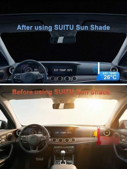 Parasoles para coche, parasoles para parabrisas delantero y ventanas laterales | Duraderos y de larga duración, proporcionan un fuerte aislamiento térmico y sombreado, adecuados para la mayoría de los modelos de vehículos, regalo festivo ideal para amigos