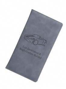 1个汽车保险资料保护盒，高级皮革汽车保险卡、身份证、驾驶证钱包，礼品 - 名片夾 - 查看 12