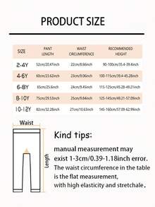 3 Pairs Kids' Digital Print Leggings, Versatile Wear Inner Or Outer, Suitable For Summer, Early Spring And Autumn - Multicolor - View 2